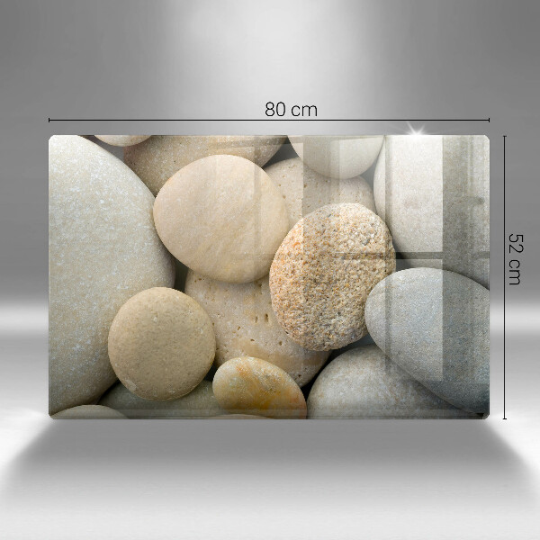 Tagliere in vetro temperato Modello di pietre ovali