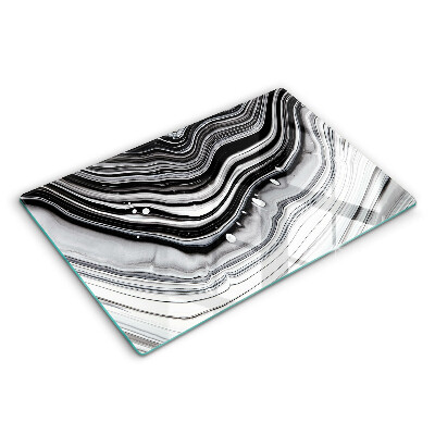 Tagliere in vetro temperato Astrazione dell'inchiostro