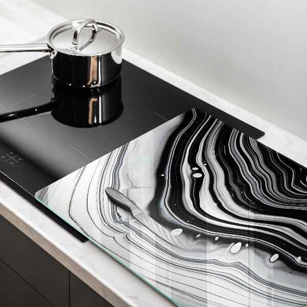 Tagliere in vetro temperato Astrazione dell'inchiostro