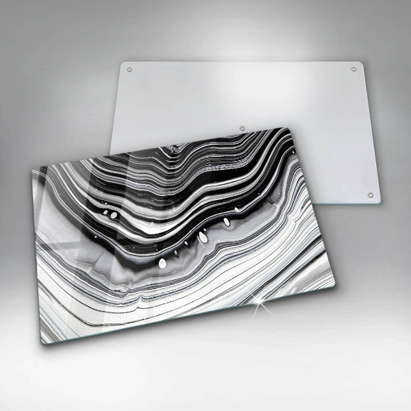 Tagliere in vetro temperato Astrazione dell'inchiostro