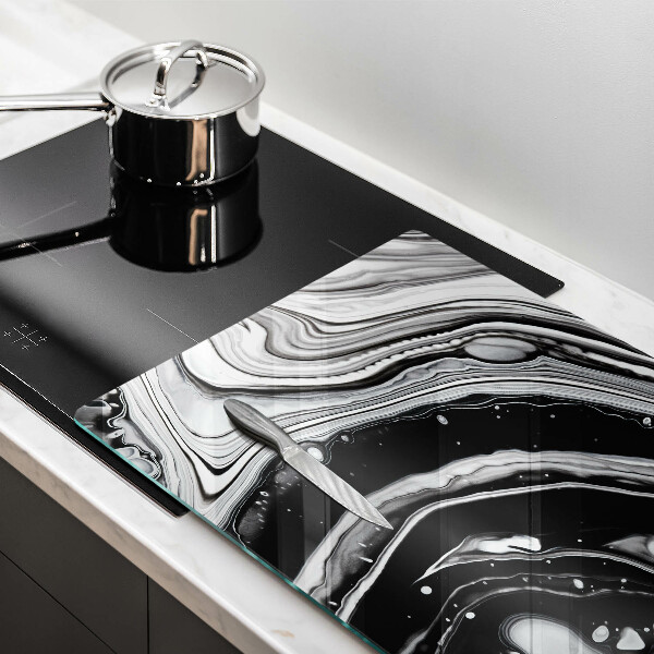 Tagliere in vetro temperato Astrazione dell'inchiostro