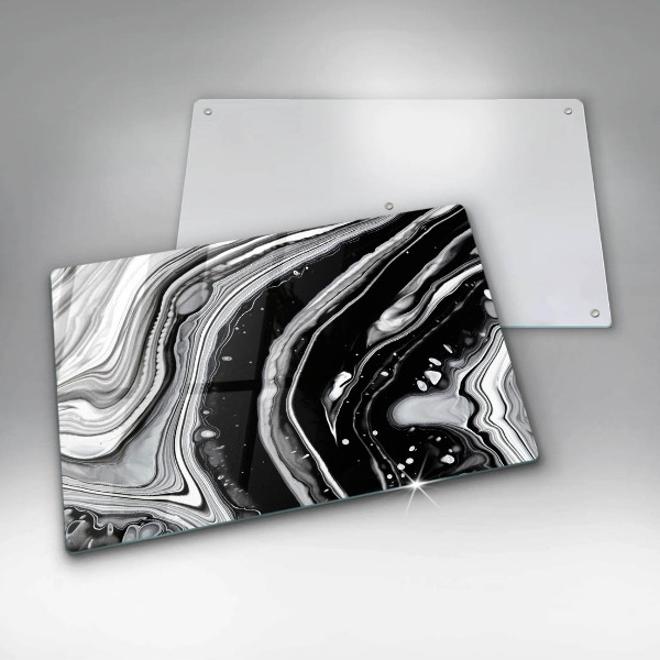 Tagliere in vetro temperato Astrazione dell'inchiostro