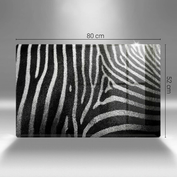 Tagliere in vetro temperato Strisce zebrate