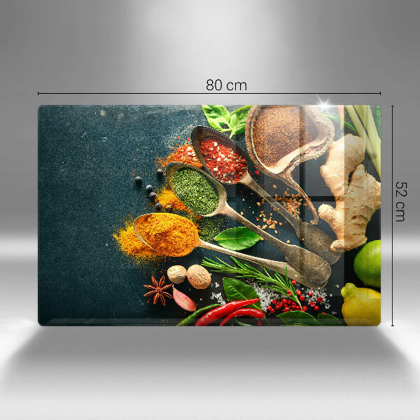 Tagliere in vetro temperato Cucchiai per spezie da cucina