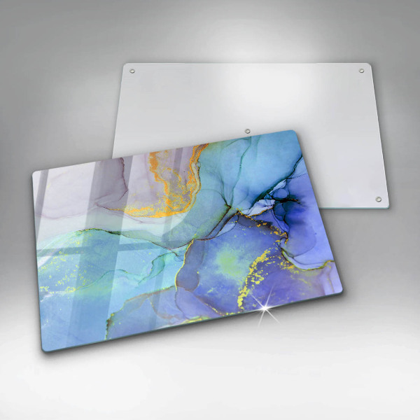 Tagliere in vetro Pietra d'oro incrinata