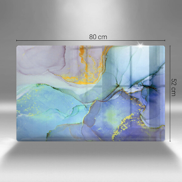 Tagliere in vetro Pietra d'oro incrinata