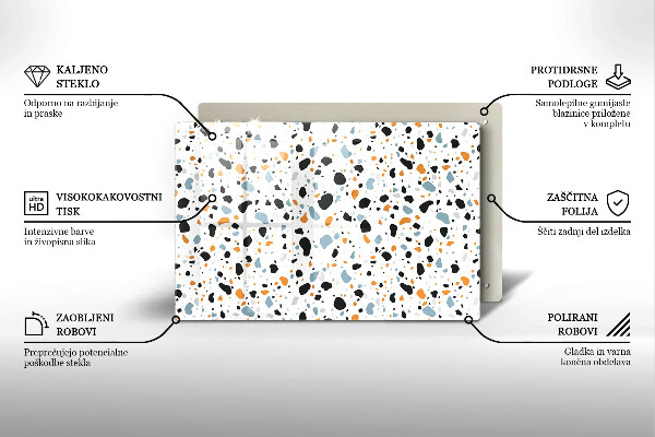 Tagliere in vetro Gres decorativo