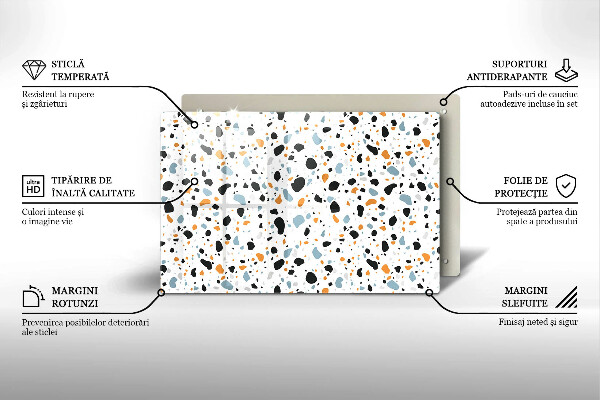 Tagliere in vetro Gres decorativo