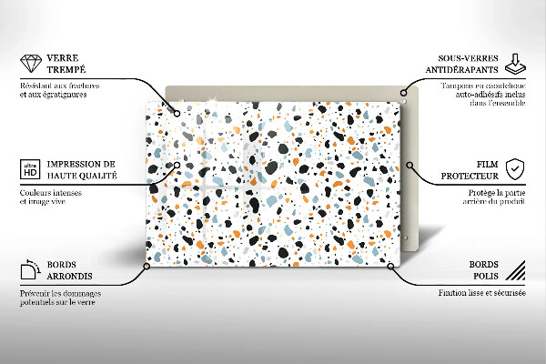 Tagliere in vetro Gres decorativo