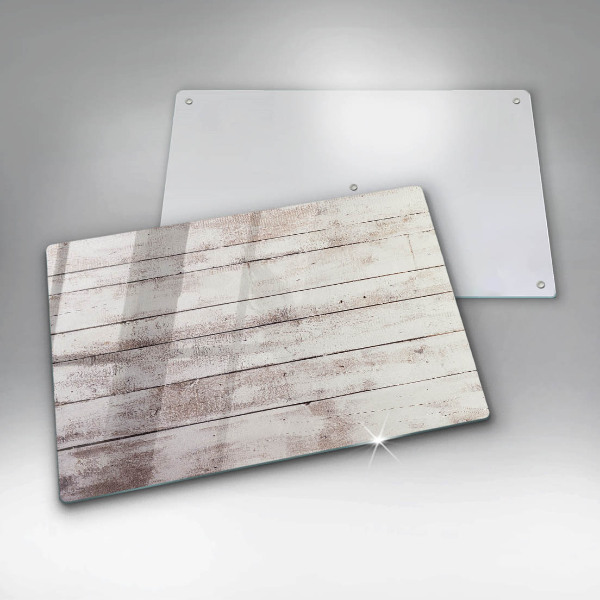 Tagliere in vetro temperato Vecchie tavole di legno