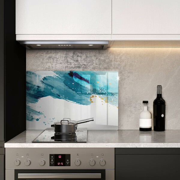 Tagliere in vetro Macchie blu