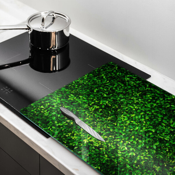 Tagliere in vetro temperato Pianta con foglie piccole