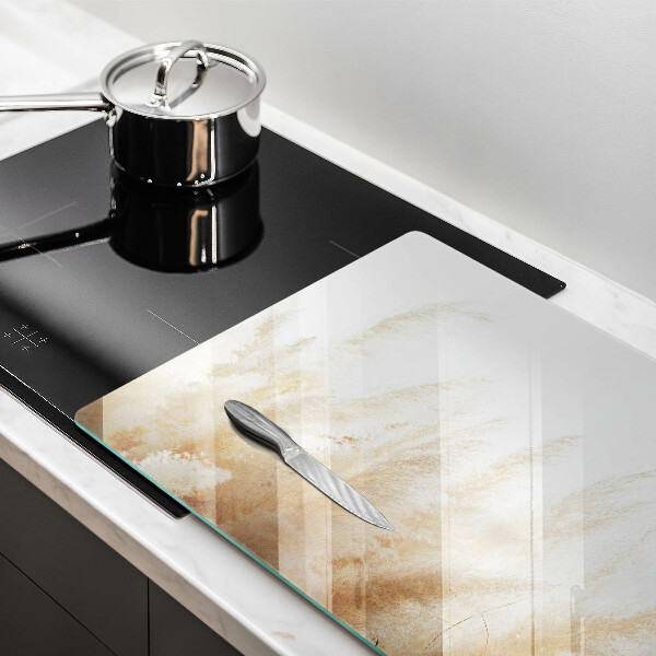 Tagliere in vetro temperato Erba della pampa