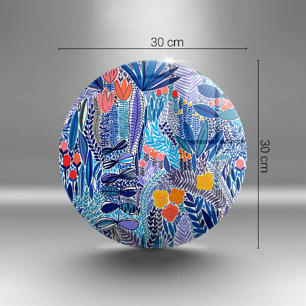 Tagliere in vetro Prato dipinto