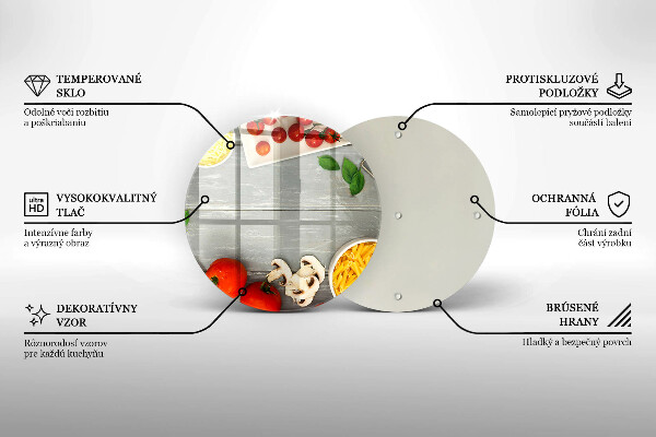Tagliere in vetro Cibo da cucina