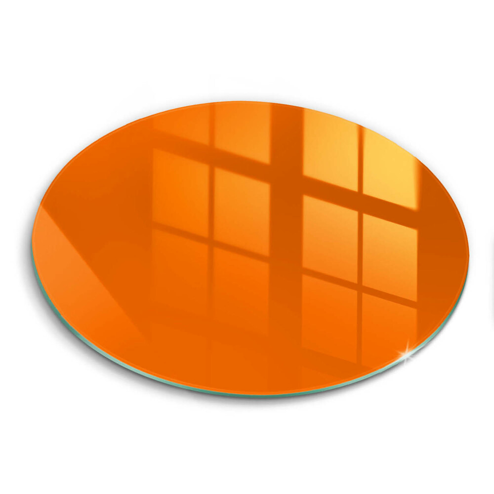 Tagliere in vetro temperato colore arancione