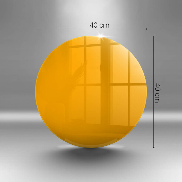 Tagliere in vetro temperato Colore giallo scuro
