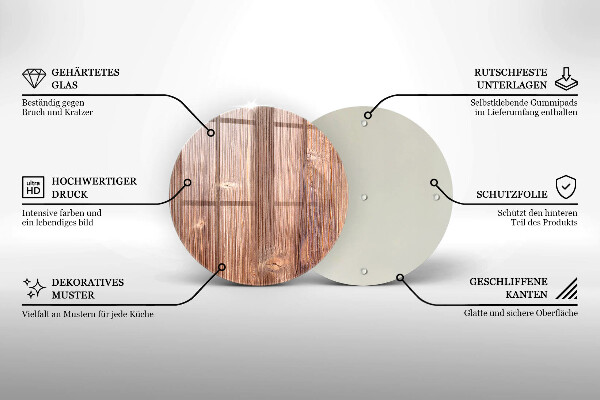 Tagliere in vetro Legno naturale