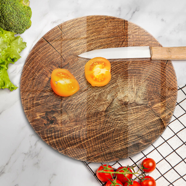 Tagliere in vetro Venatura del legno dell'albero