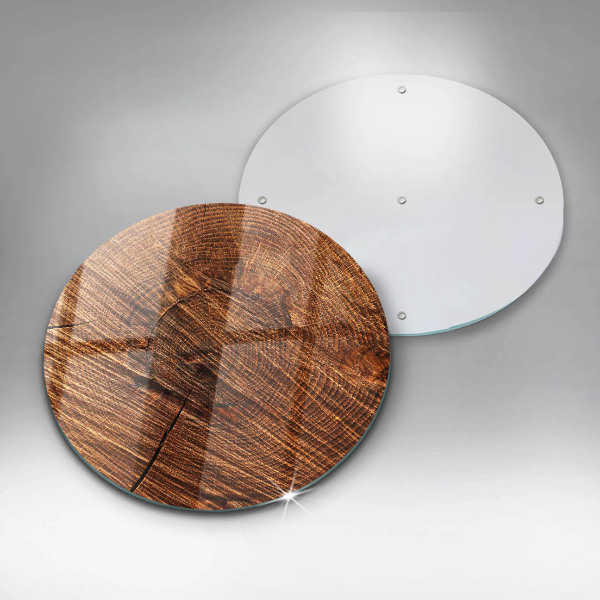 Tagliere in vetro Struttura in legno