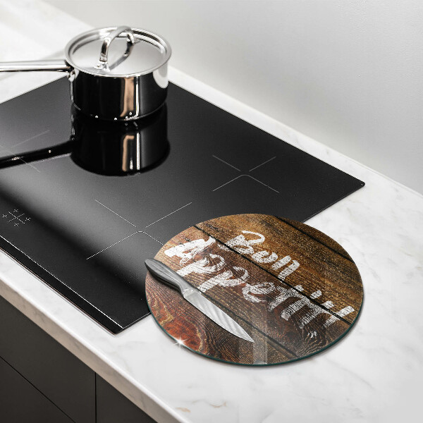 Tagliere in vetro Tabelloni per le iscrizioni Bon appetit