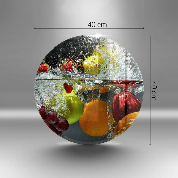 Tagliere in vetro Frutta succosa in acqua