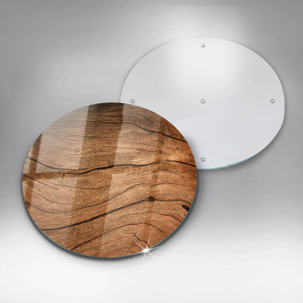 Tagliere in vetro Struttura della tavola di legno