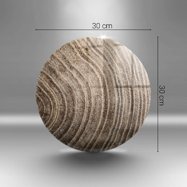 Tagliere in vetro Anelli di legno