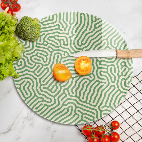 Tagliere in vetro Linee astratte