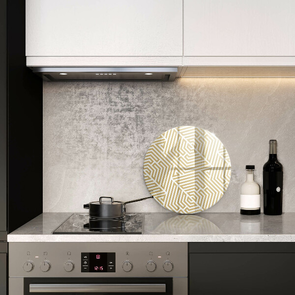 Tagliere in vetro Linee geometriche