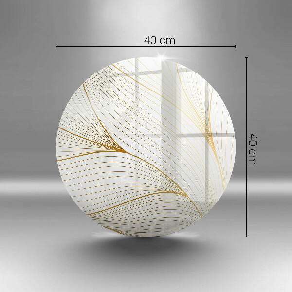 Tagliere in vetro Modello di linee moderne
