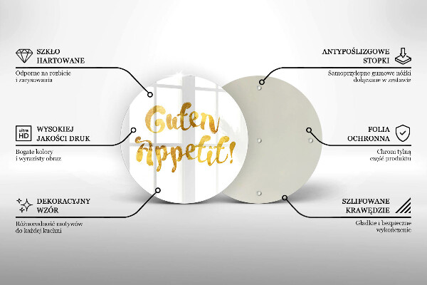 Tagliere in vetro Guten Appetit!