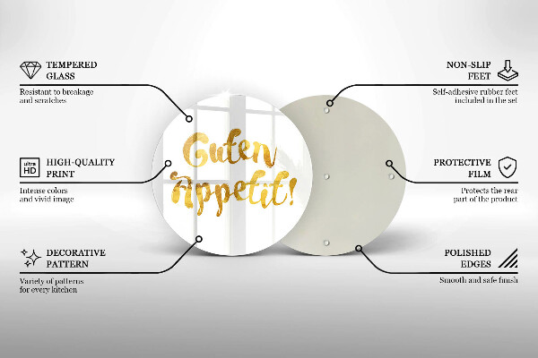 Tagliere in vetro Guten Appetit!