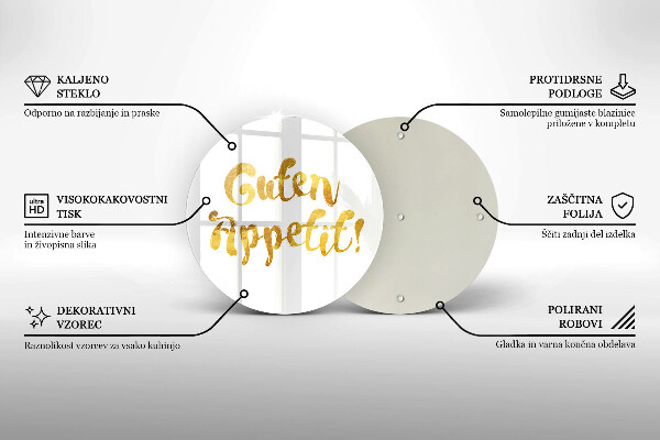 Tagliere in vetro Guten Appetit!