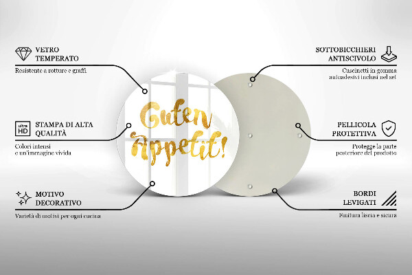 Tagliere in vetro Guten Appetit!