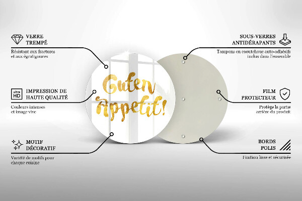 Tagliere in vetro Guten Appetit!