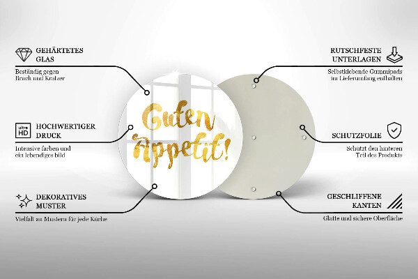 Tagliere in vetro Guten Appetit!