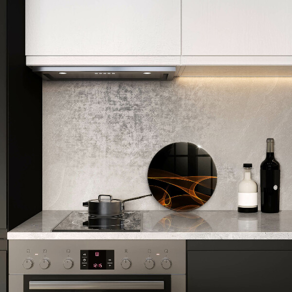 Tagliere in vetro Linee astratte