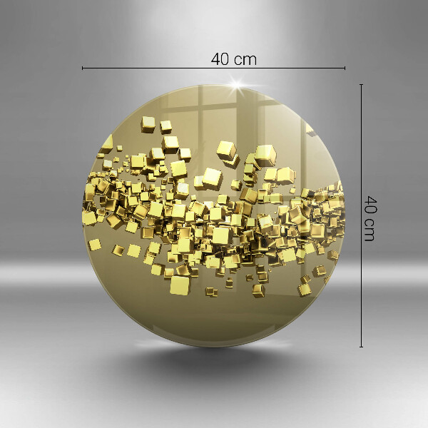 Tagliere in vetro Geometria astratta 3D