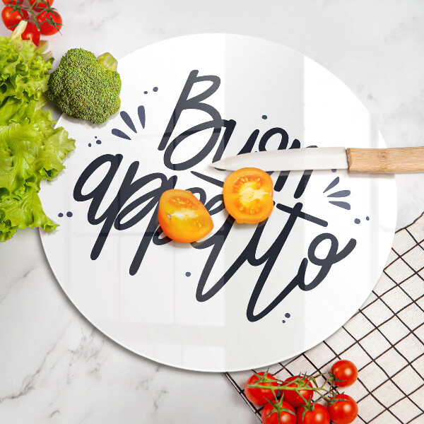 Tagliere in vetro Buon Appetito