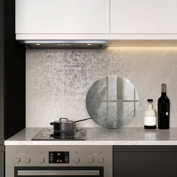 Tagliere in vetro Struttura in pietra concreta