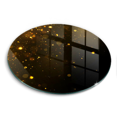 Tagliere in vetro temperato Scintillio d'oro