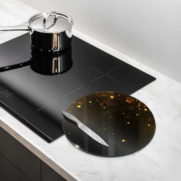 Tagliere in vetro temperato Scintillio d'oro