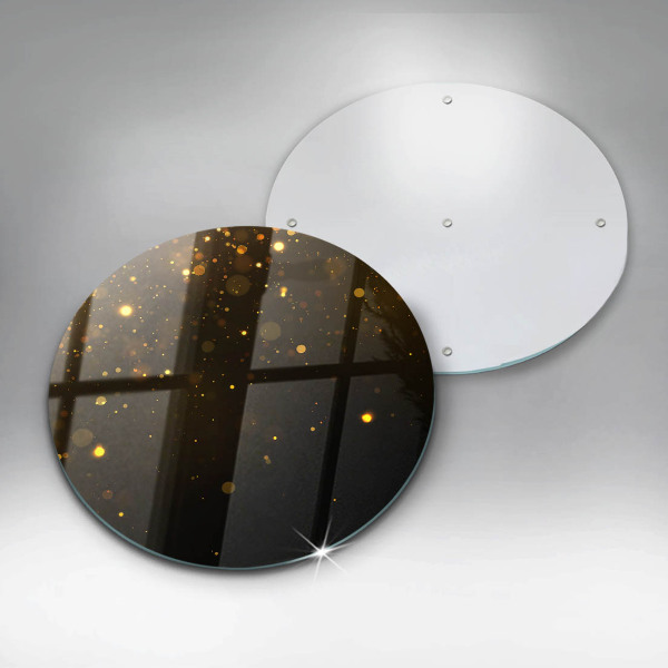 Tagliere in vetro temperato Scintillio d'oro