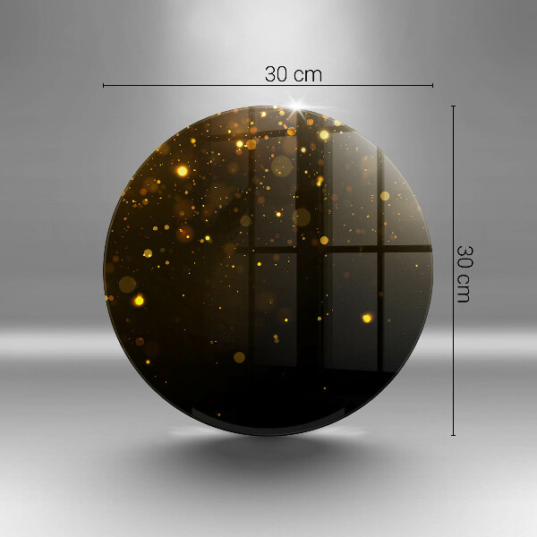 Tagliere in vetro temperato Scintillio d'oro