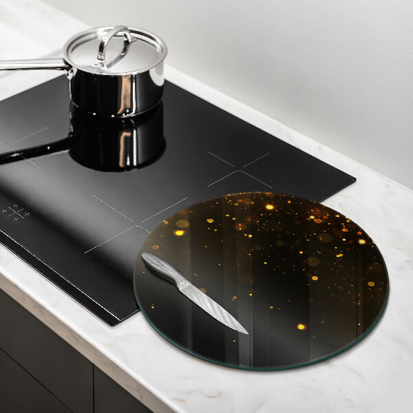 Tagliere in vetro temperato Scintillio d'oro