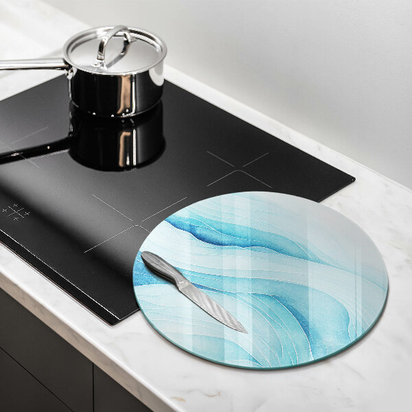 Tagliere in vetro temperato Onde astratte