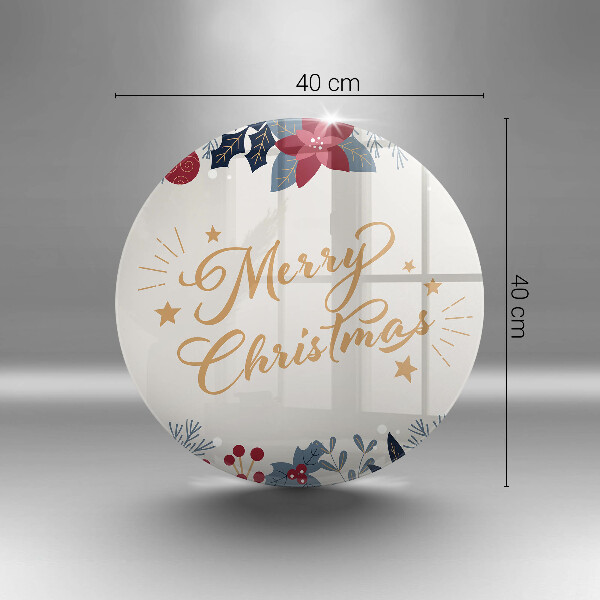 Tagliere in vetro temperato Merry Christmas