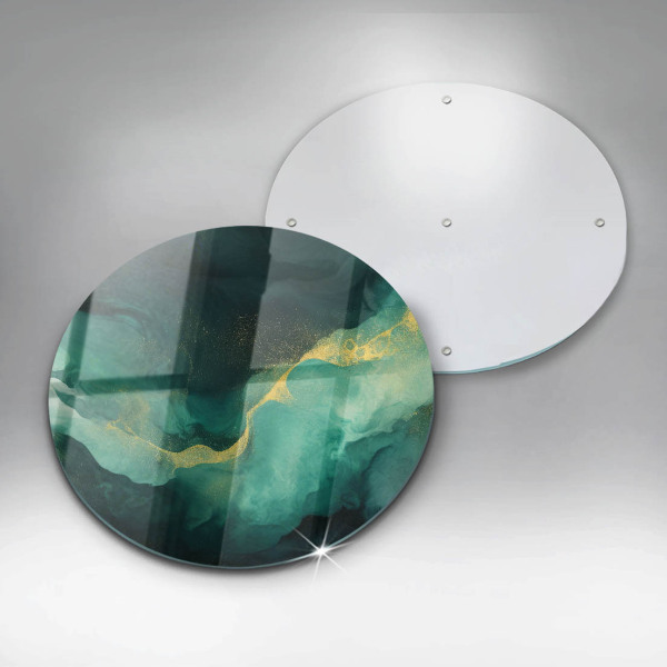 Tagliere in vetro temperato Verde bottiglia