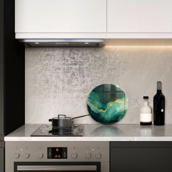 Tagliere in vetro temperato Verde bottiglia